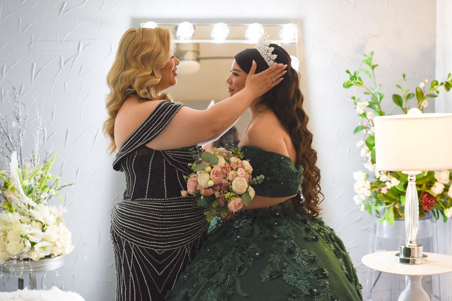 Real DFW quinceañera event day coverage showing photography and video coordination