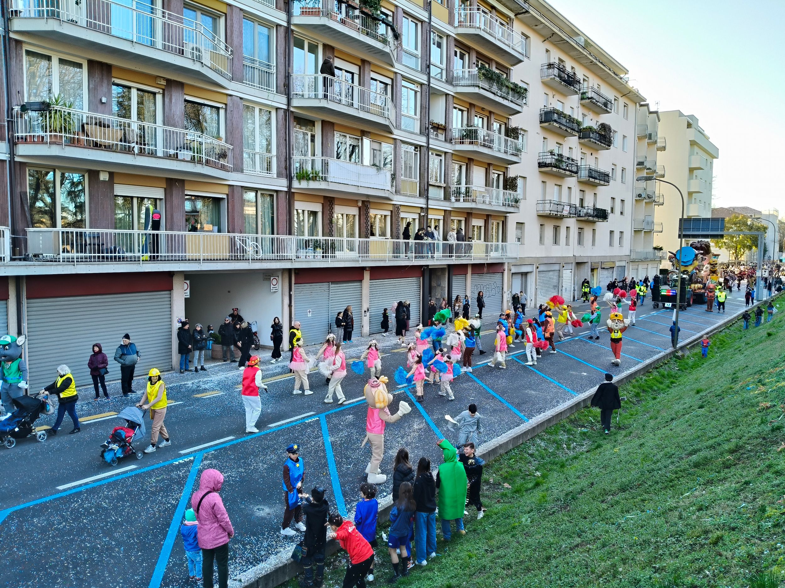 Treviso Carnival Parade 2026. The Pro Loco of Trevignano - Carnival Group Together Signoressa with the show “Paw Patrol”.