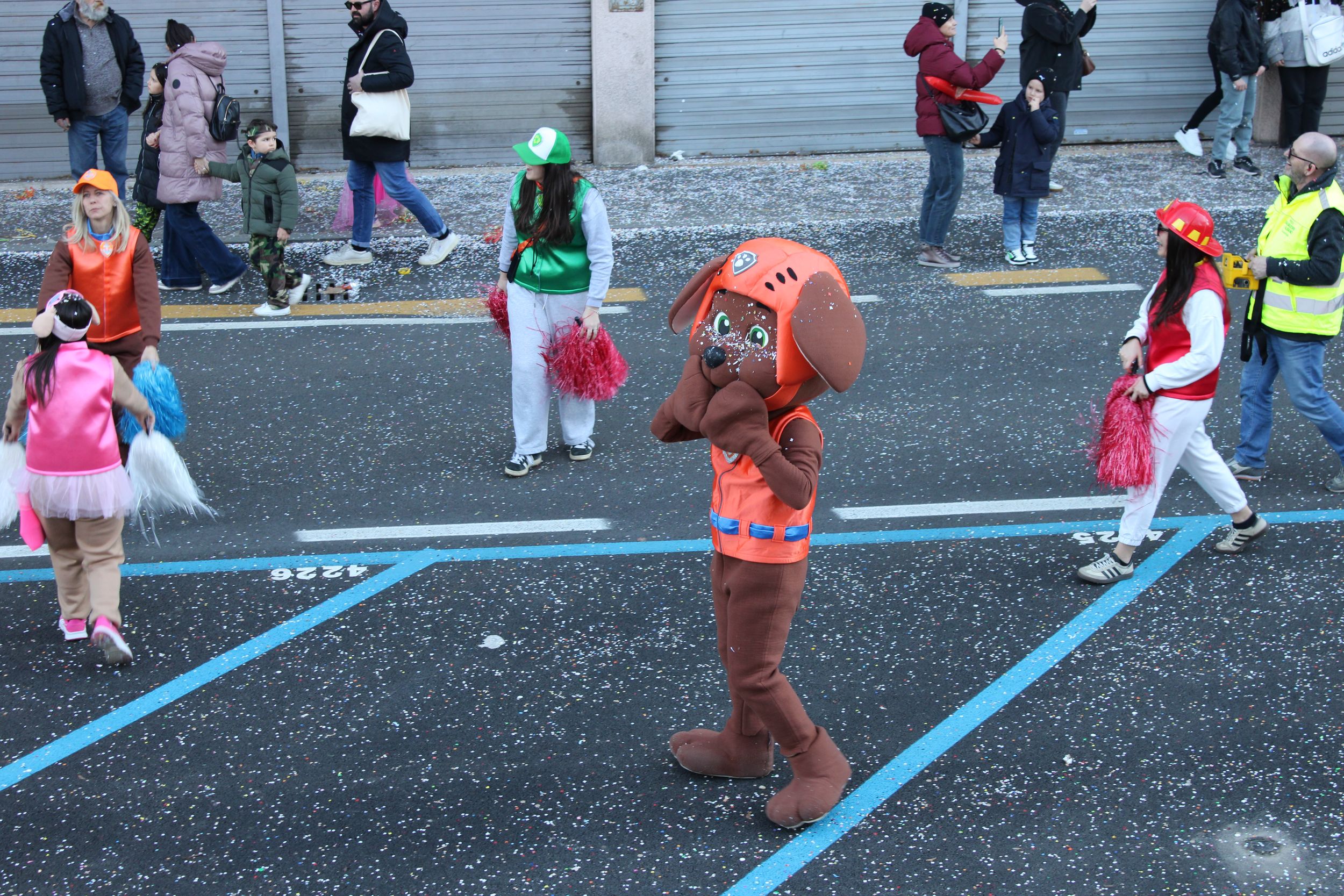 Treviso Carnival Parade 2026. The Pro Loco of Trevignano - Carnival Group Together Signoressa with the show “Paw Patrol”.