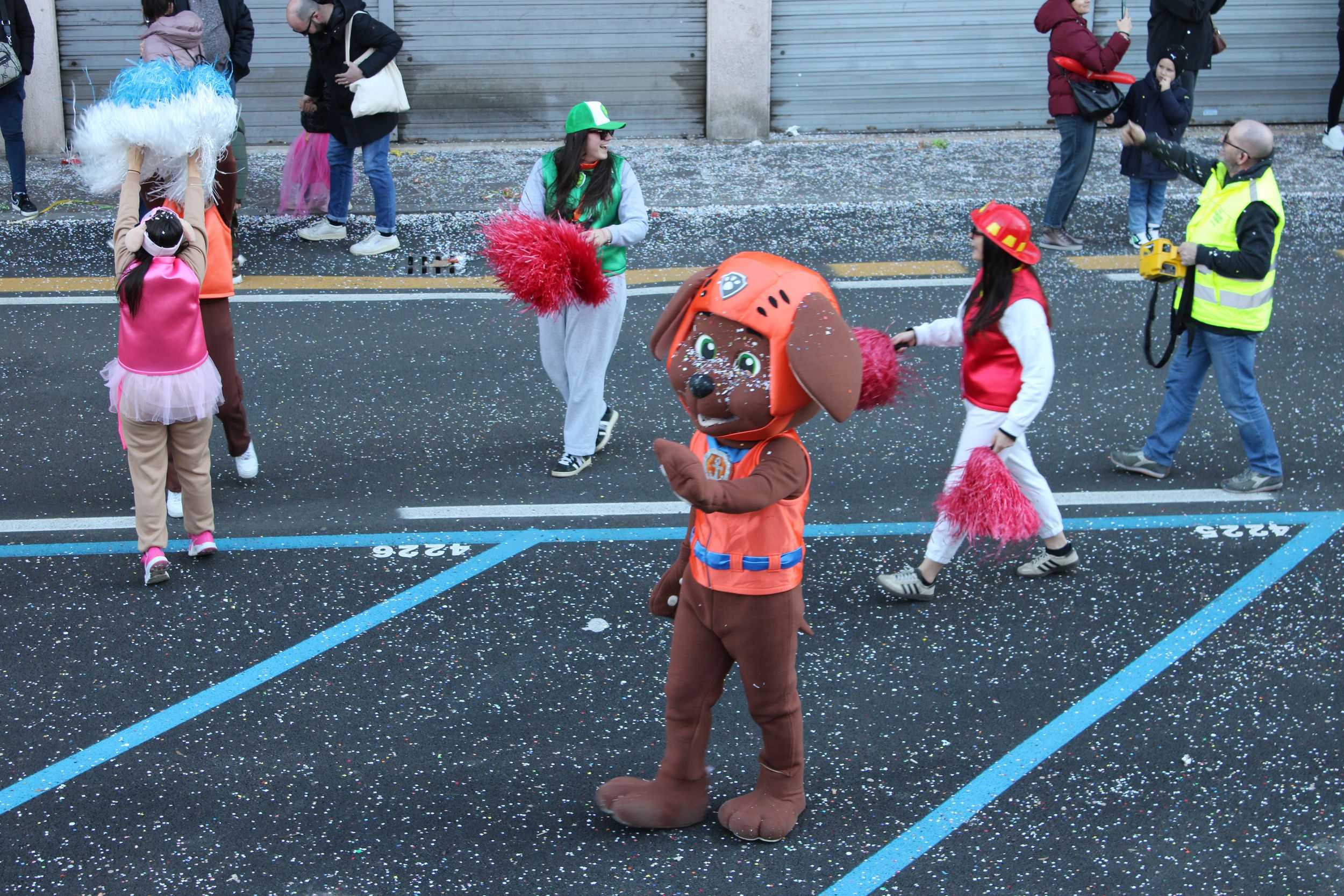 Treviso Carnival Parade 2026. The Pro Loco of Trevignano - Carnival Group Together Signoressa with the show “Paw Patrol”.