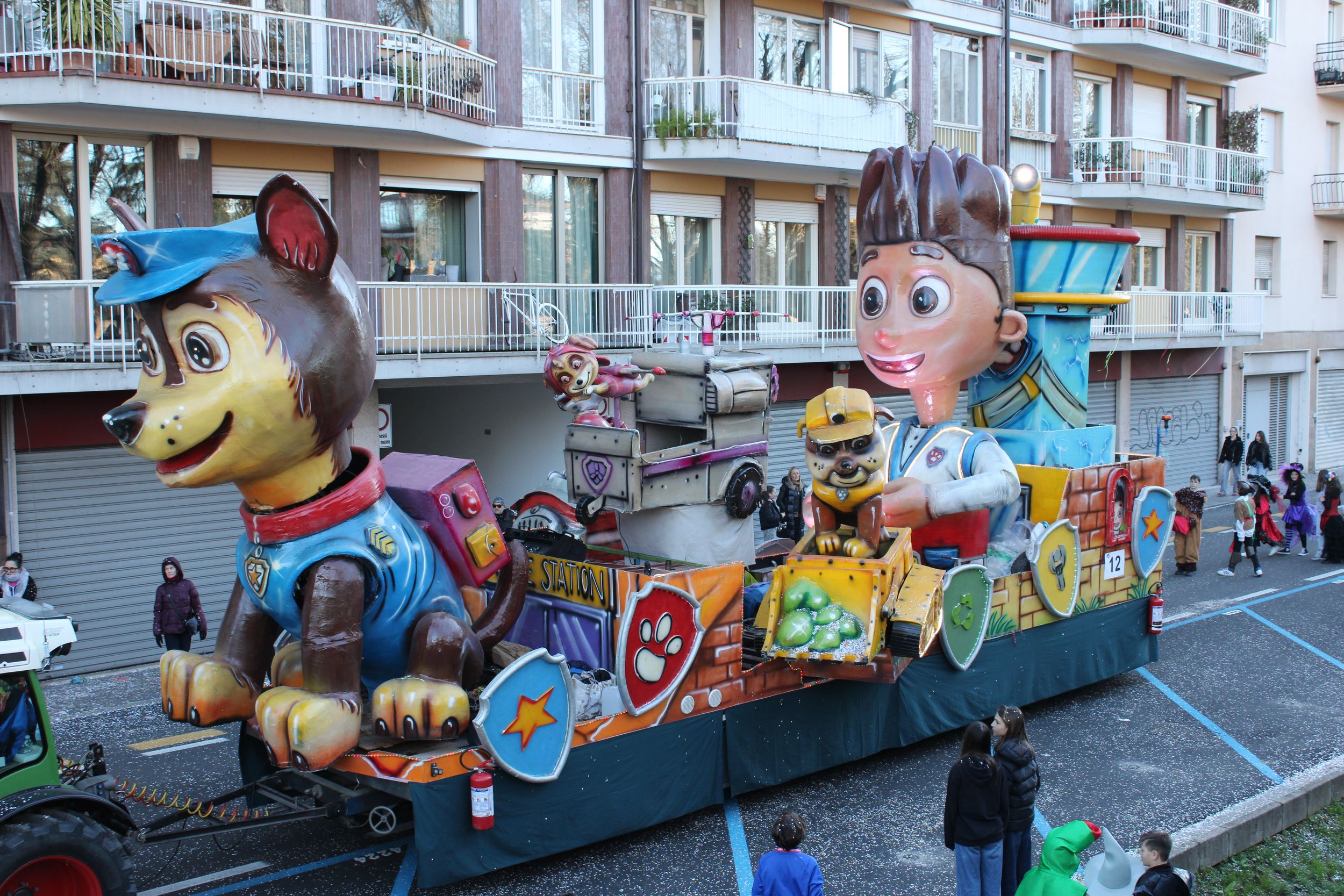 Treviso Carnival Parade 2026. The Pro Loco of Trevignano - Carnival Group Together Signoressa with the show “Paw Patrol”.