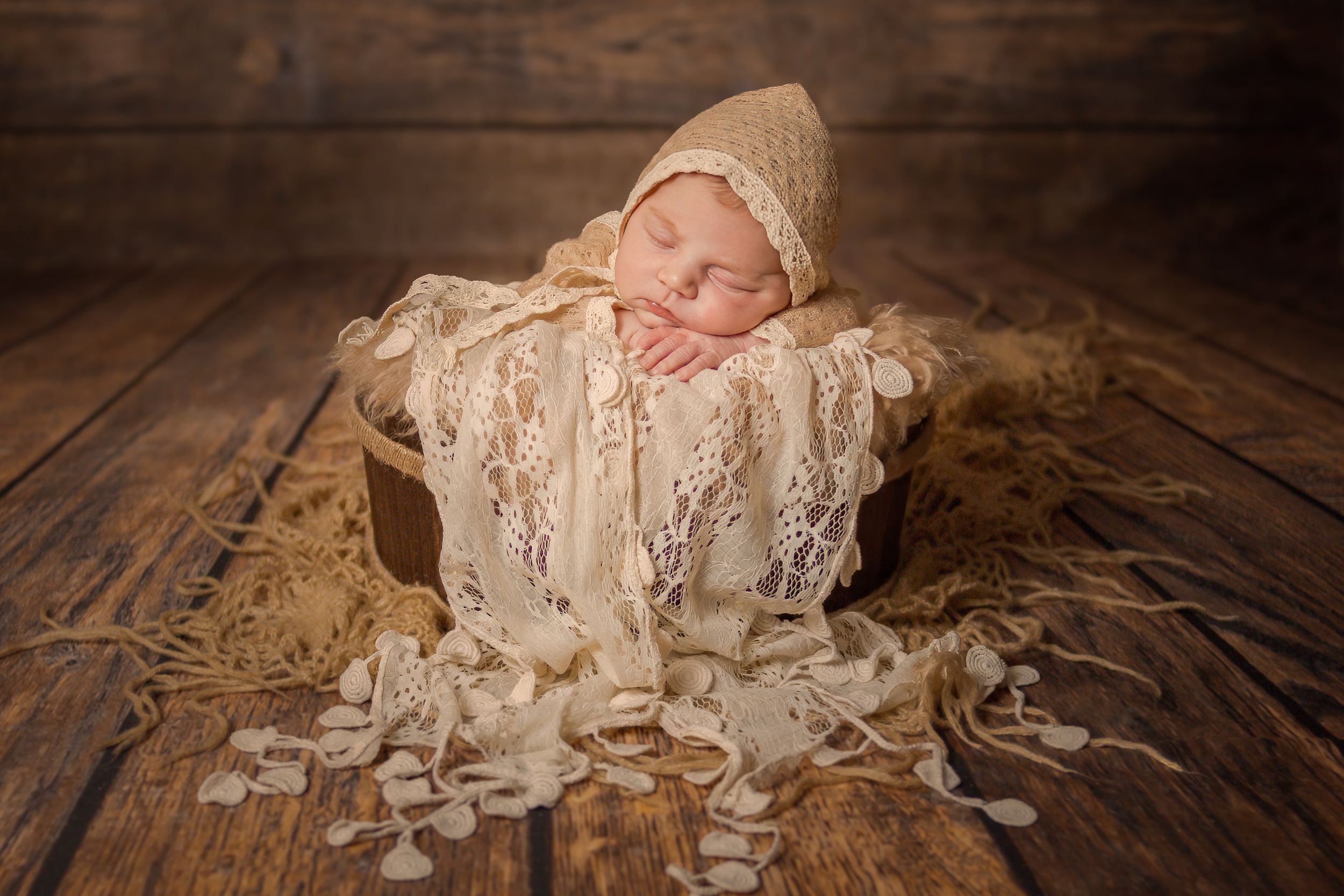 Mississauga Newborn photographer boho styling and rustic accents