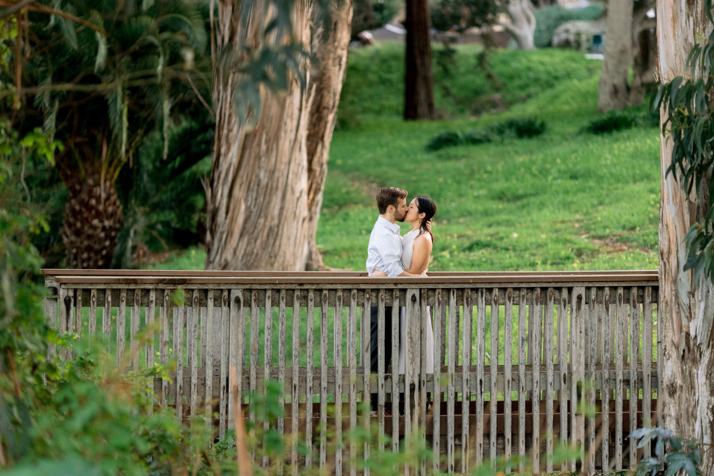 Monterey engagement portraits Lovers Point