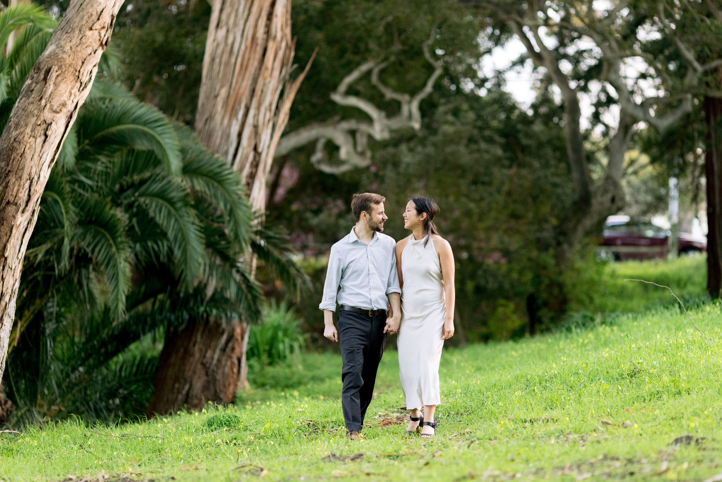 Monterey engagement portraits Lovers Point
