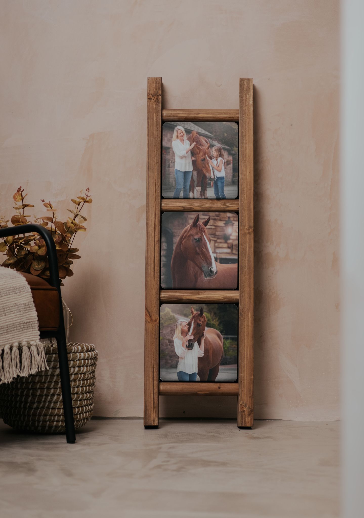 Equine family photography frame