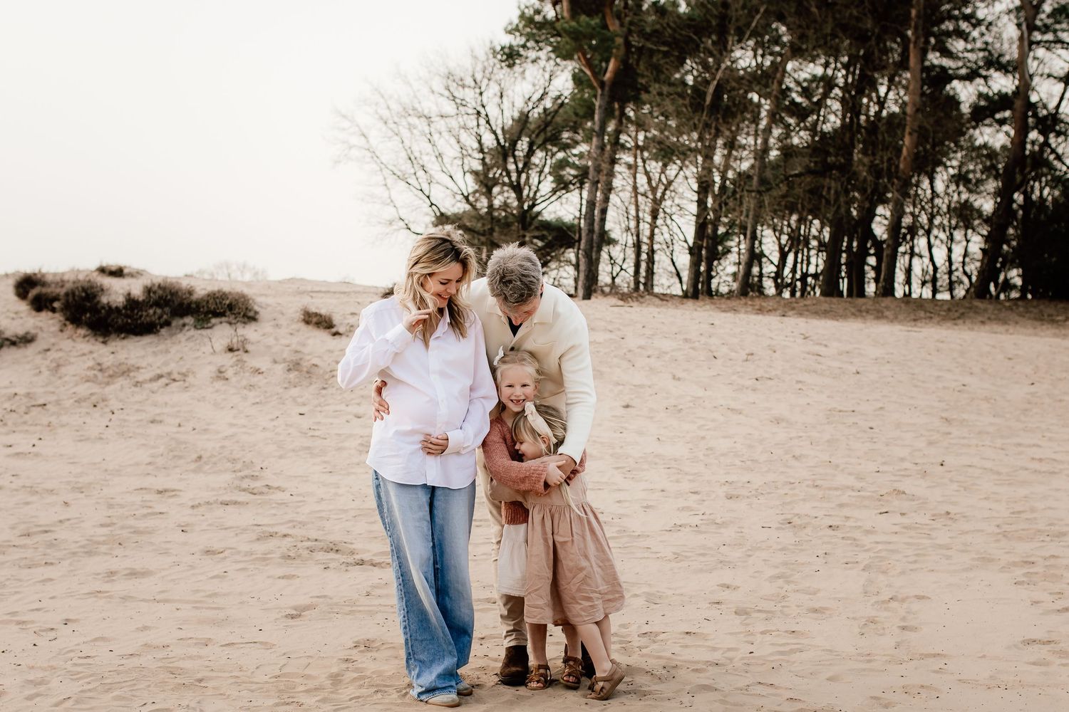fotoshoot zwangerschap Laren heide