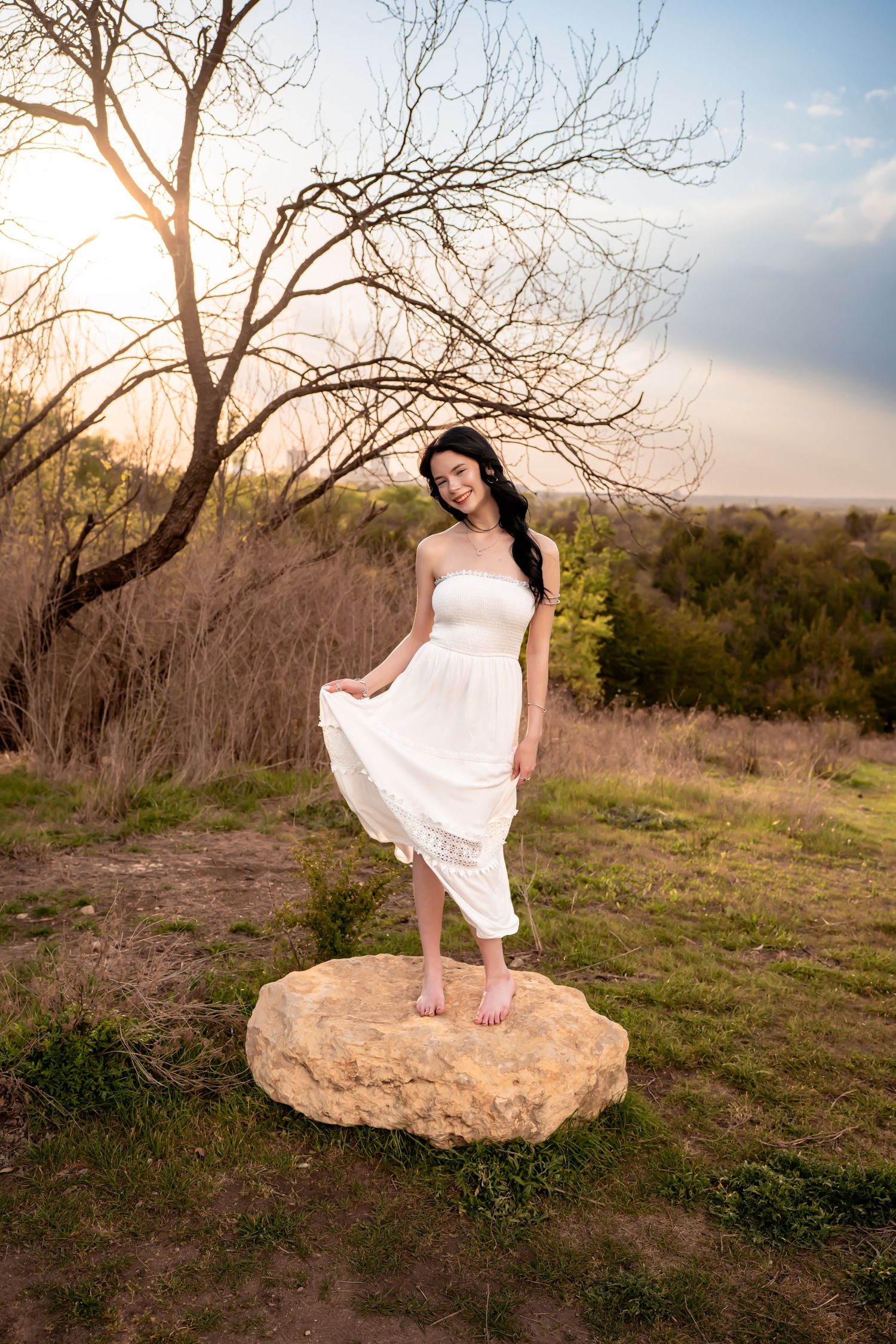 Senior Photography Tandy Hills Fort Worth Texas