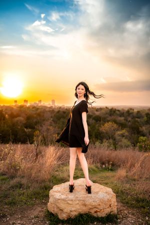Senior Photography Tandy Hills Fort Worth Texas