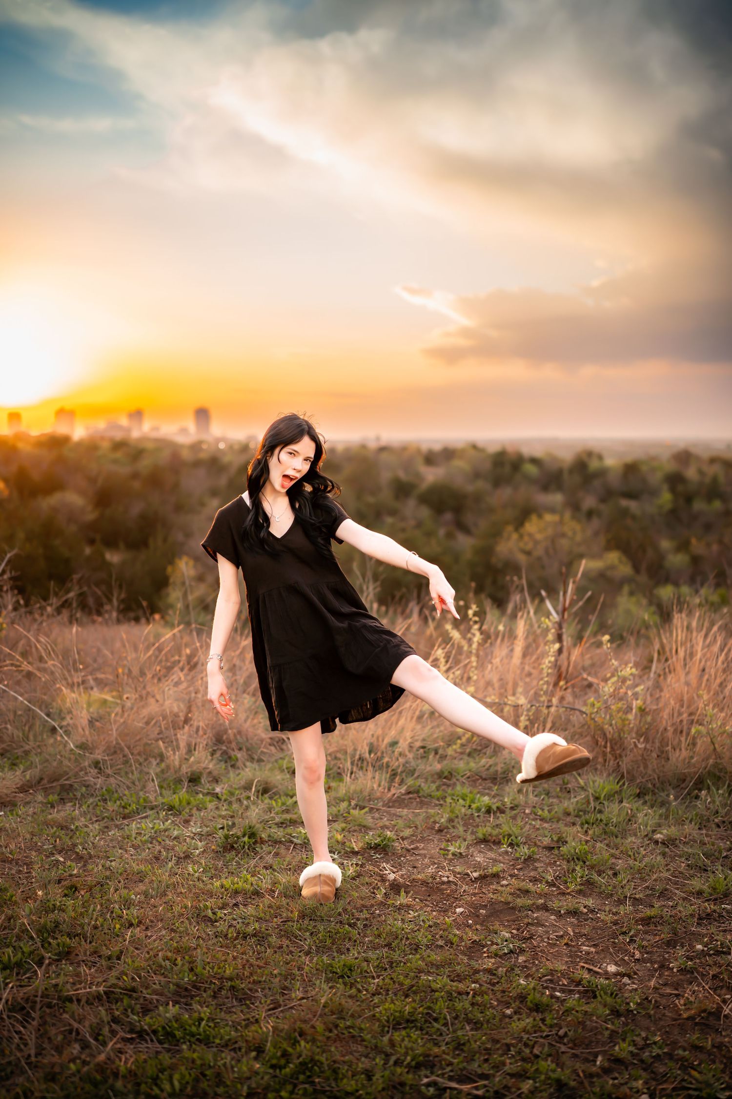 Senior Photography Tandy Hills Fort Worth Texas