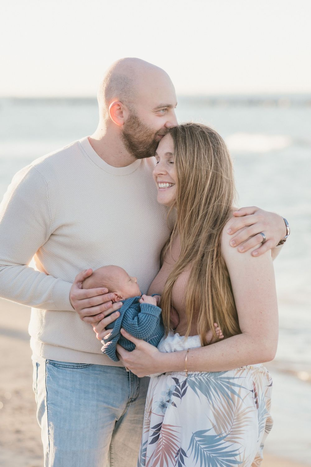 Military Family Beach Portraits East Beach, Virginia Beach