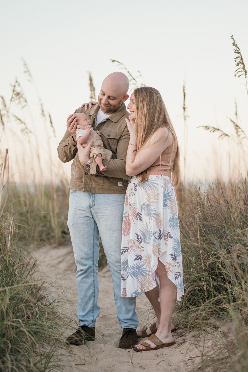 Military Family Beach Portraits East Beach, Virginia Beach
