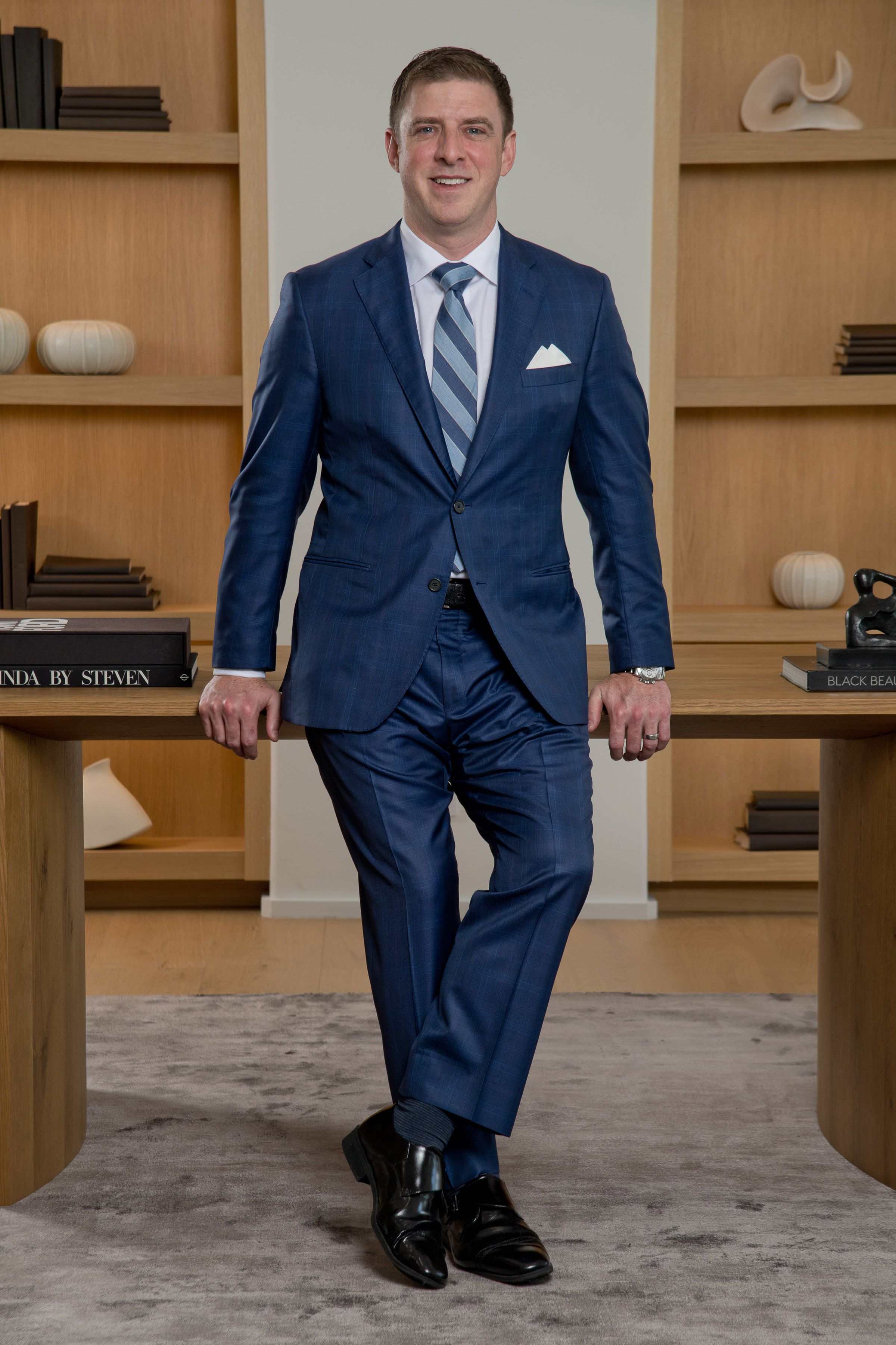 David Cohen Premier Estate Properties in office portrait Jeffrey Tholl photography