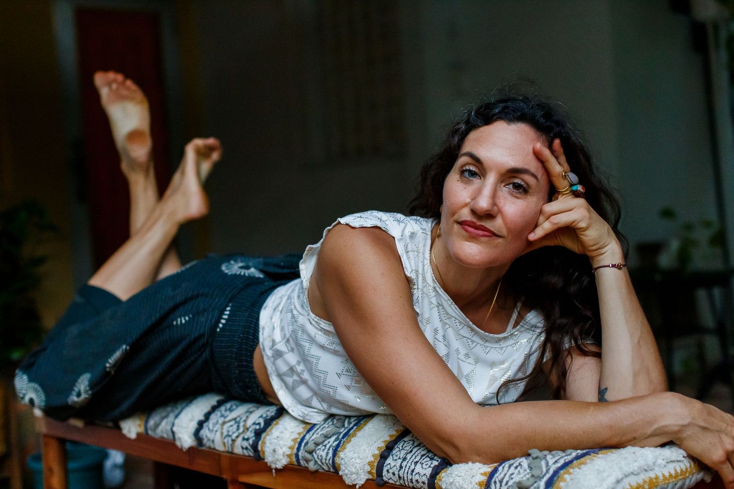 Portrait of a woman in San Juan, Puerto Rico.