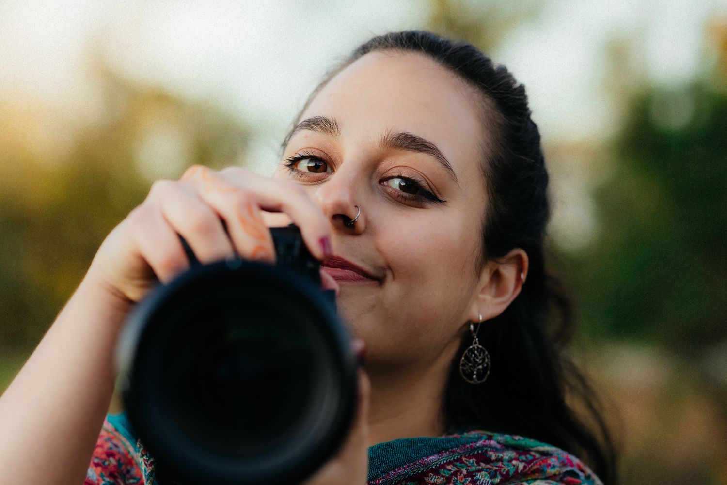 A photo of Tarin taking a photo