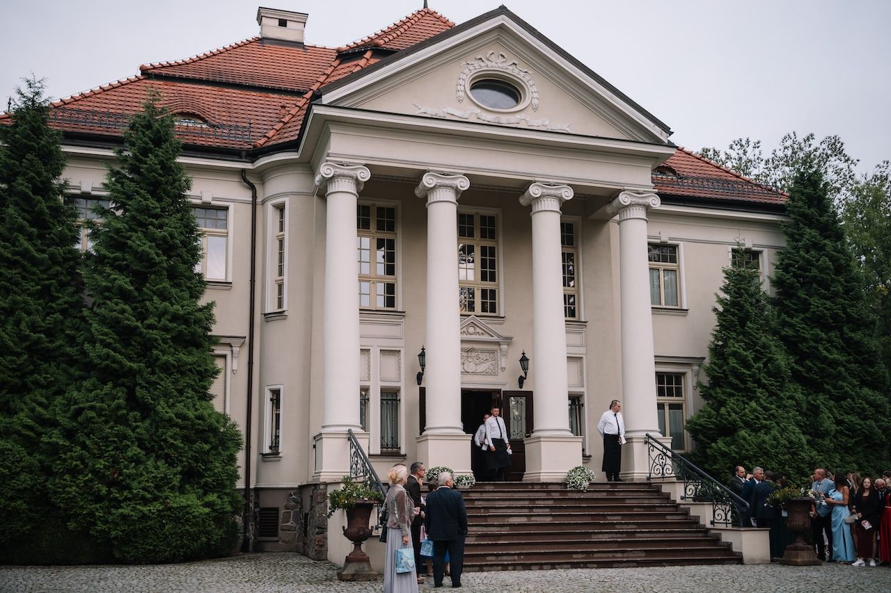 Reportaż ślubny w Pałacu Tłokinia