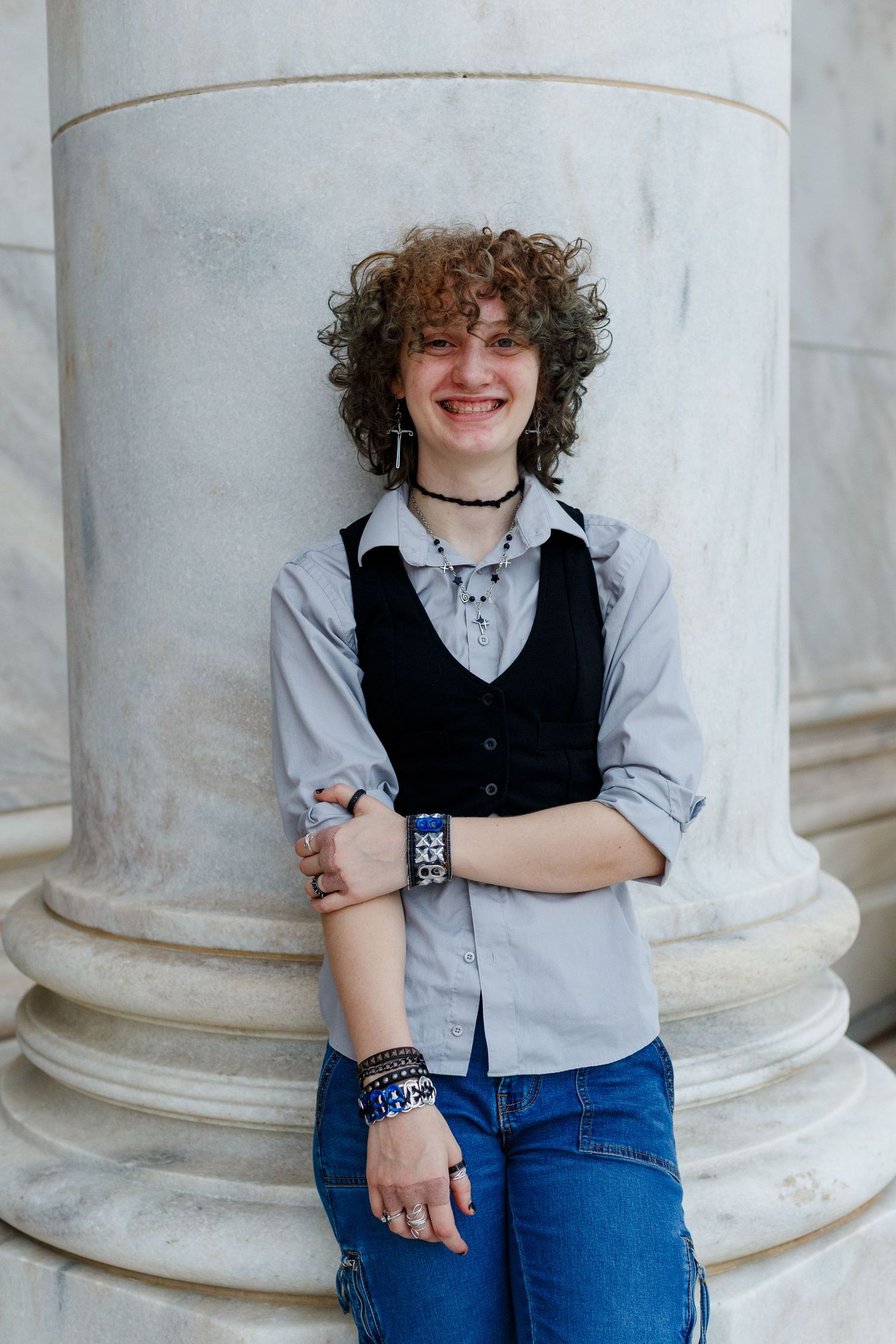 Portrait of a girl. Capitol Building. San Juan, Puerto Rico.