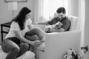 Raleigh North Carolina newborn photography in home
