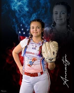 Baseball player portraits with dramatic lighting and smoke effects showcasing equipment.