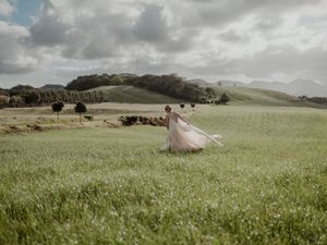 Santa Barbara wedding photography – cinematic landscape scene at golden hour