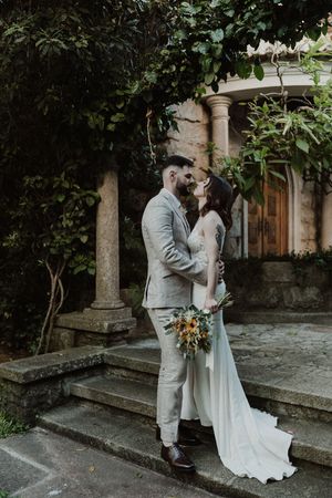 Santa Barbara wedding photographer for wild souls – candid bride and groom moment