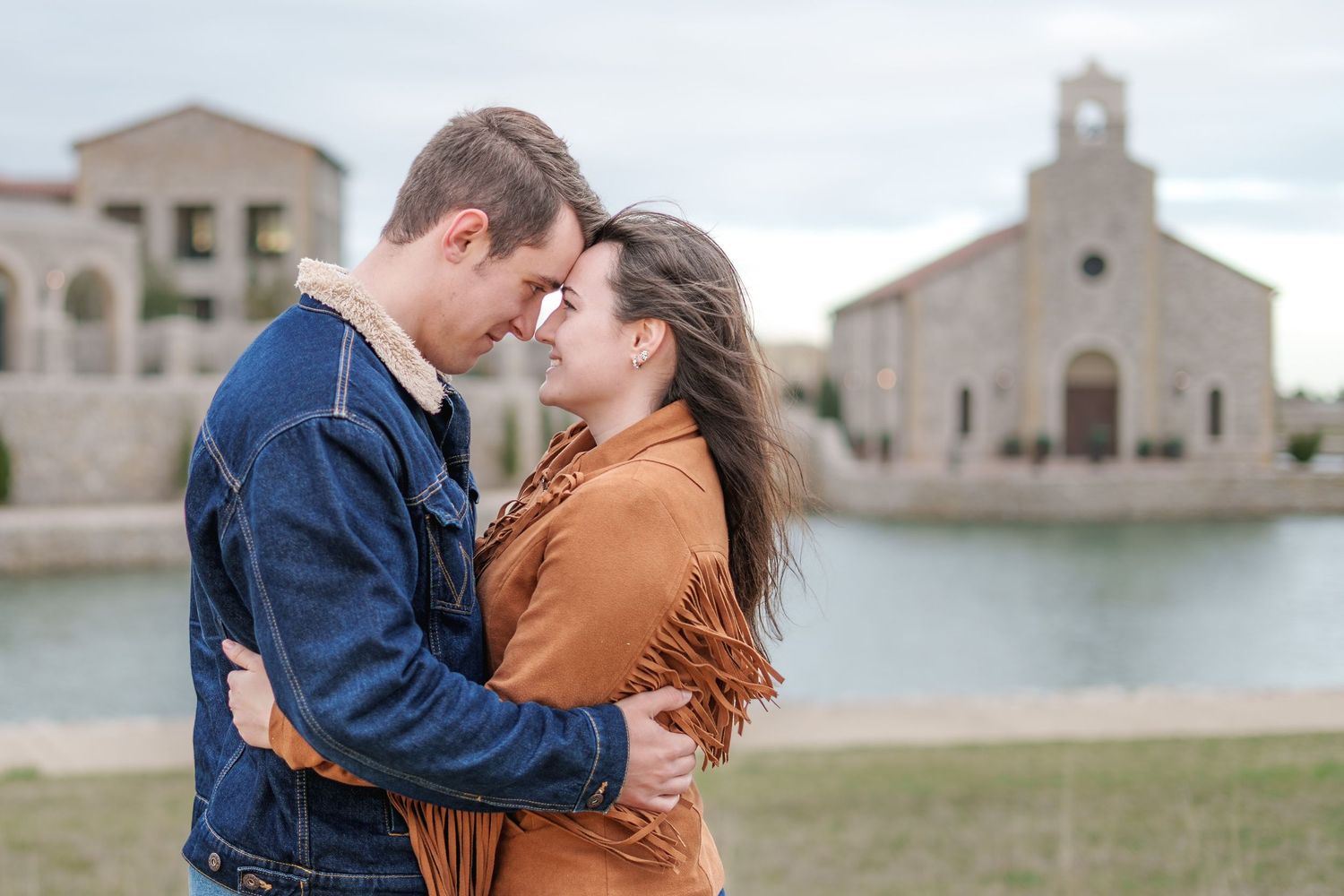 Chapel at Palacios engagement session love couple bride and groom wedding photography Fort Worth Dallas photographer Westlake Texas Entrada