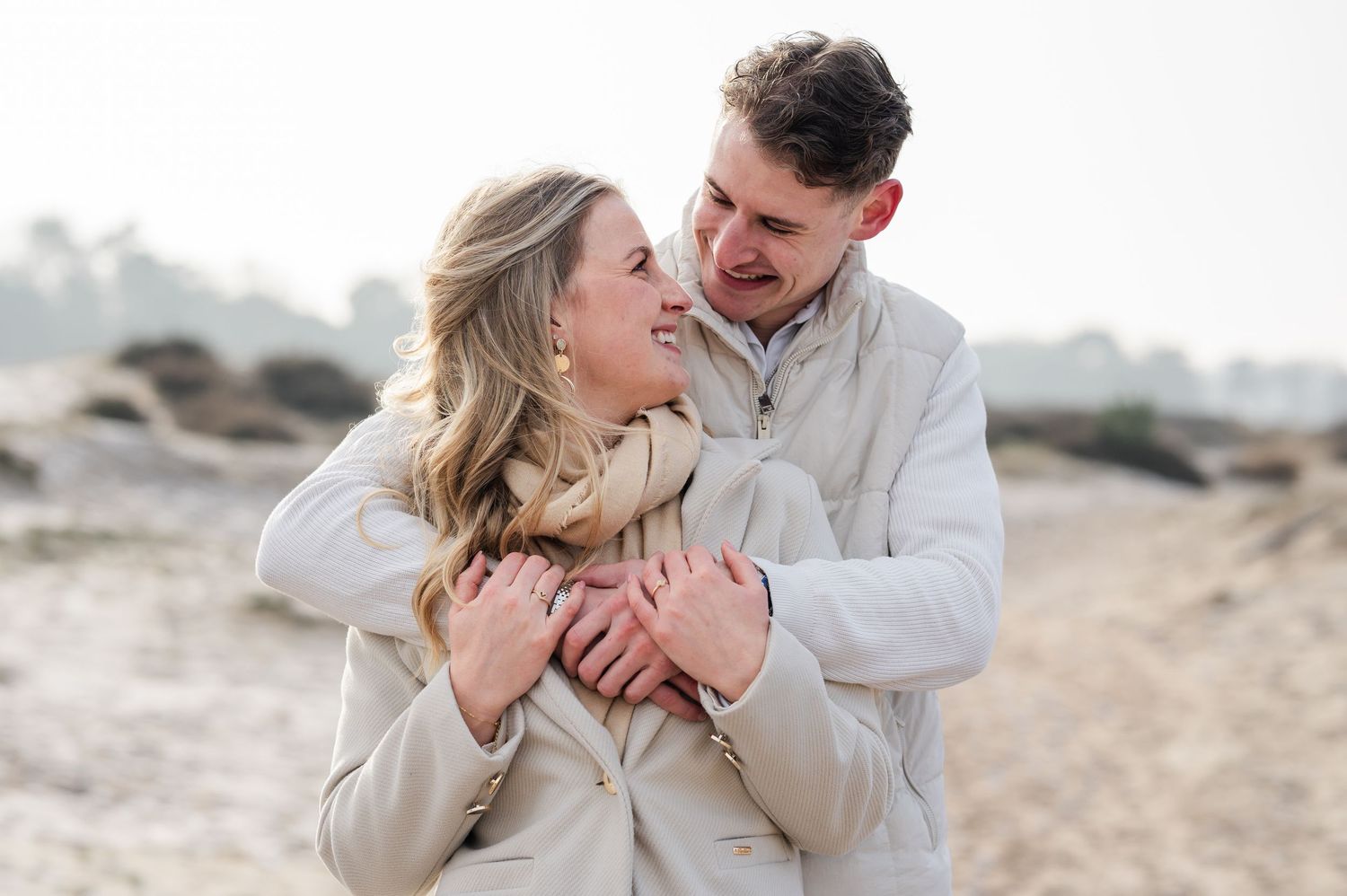 pre-weddingshoot gefotografeerd door christelijke trouwfotograaf t bluk Laren