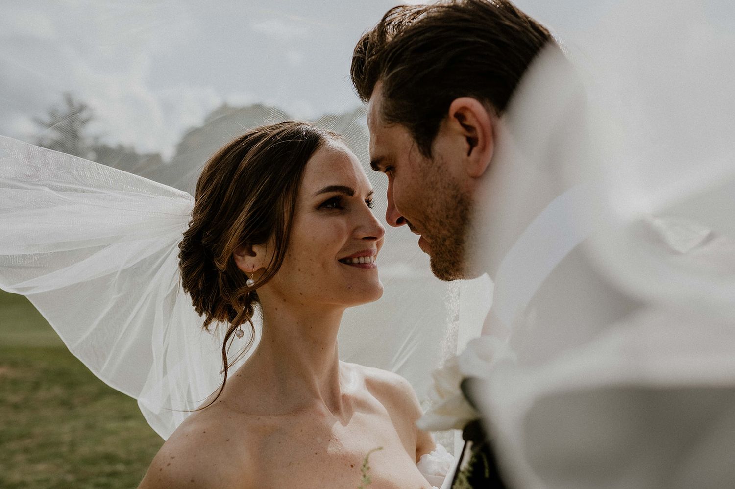 A moment in time, captured at this Surrey wedding at Woodcote Park RAC