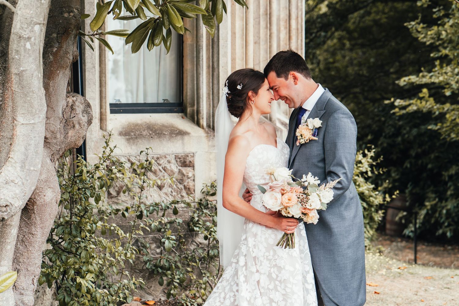Priory wedding in Surrey for this stylish, classic couple.
