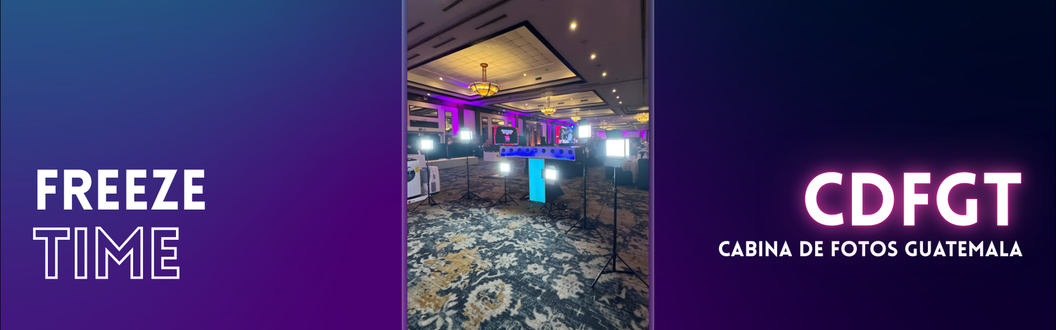 Video booth Spinner 360 Básico en evento social en Guatemala