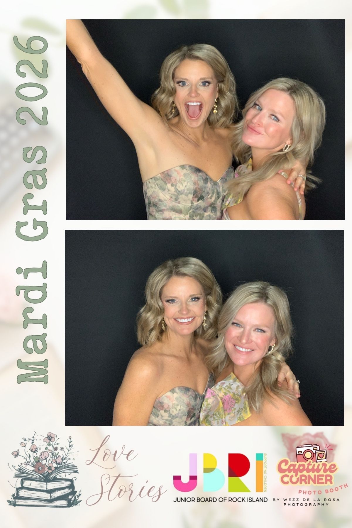 Quad Cities photo booth rental for weddings, birthdays, and events. Capture Corner offers custom frames, premium props, and expert hosting.