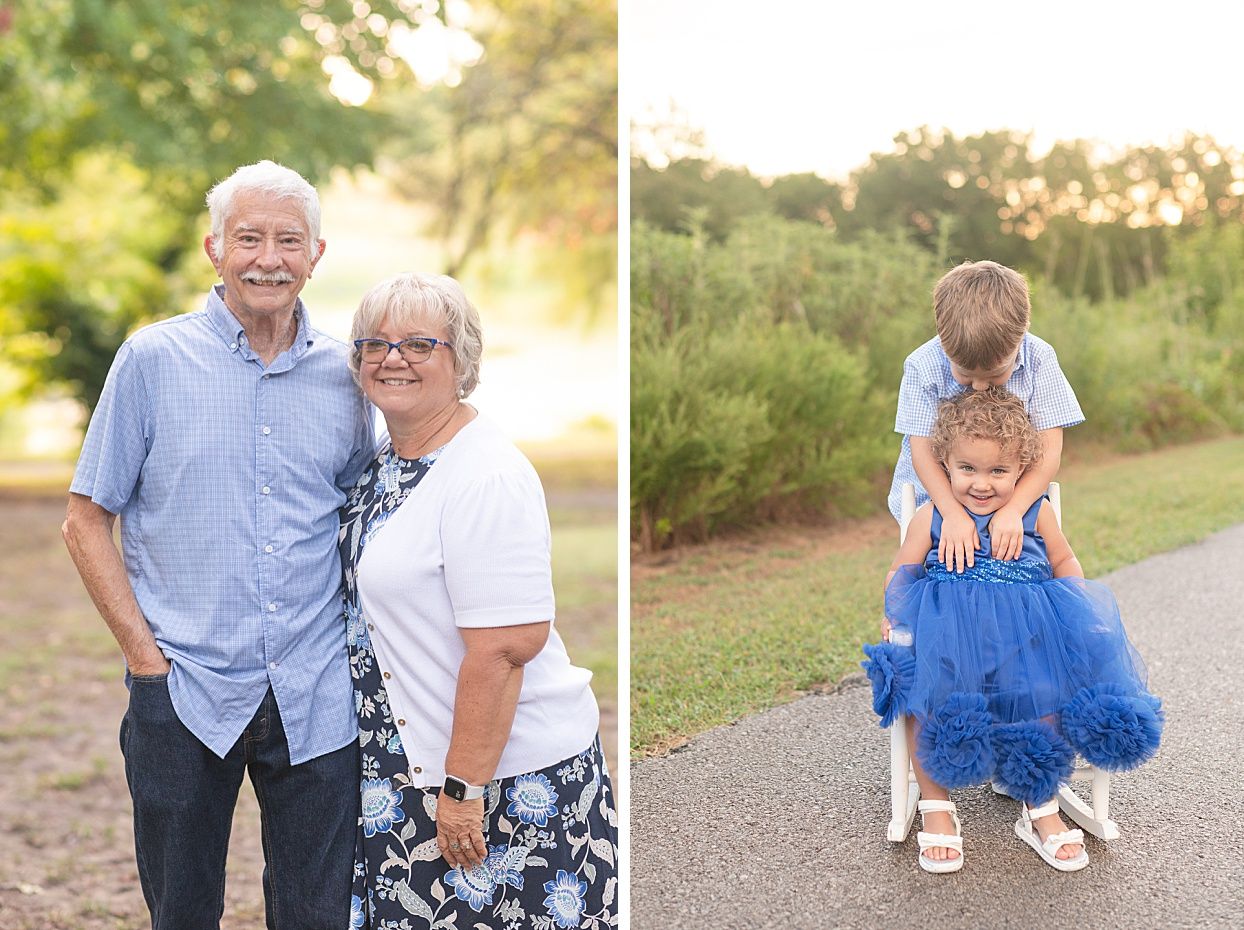 Little Boy 4th Birthday with Family and Grandparents at the Duck Pond by Bartlesville Family Photographer Kristi Bray