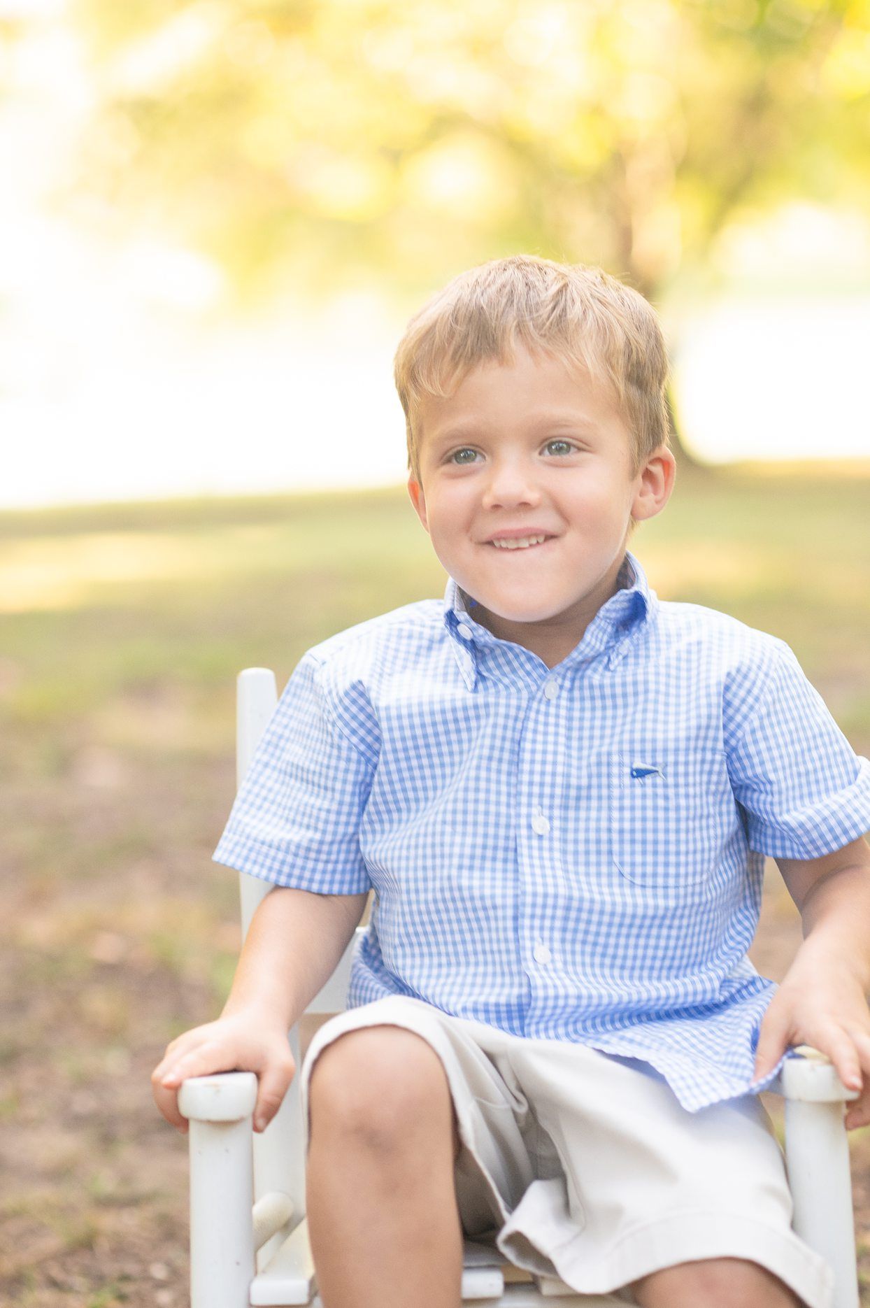 Little Boy 4th Birthday with Family and Grandparents at the Duck Pond by Bartlesville Family Photographer Kristi Bray