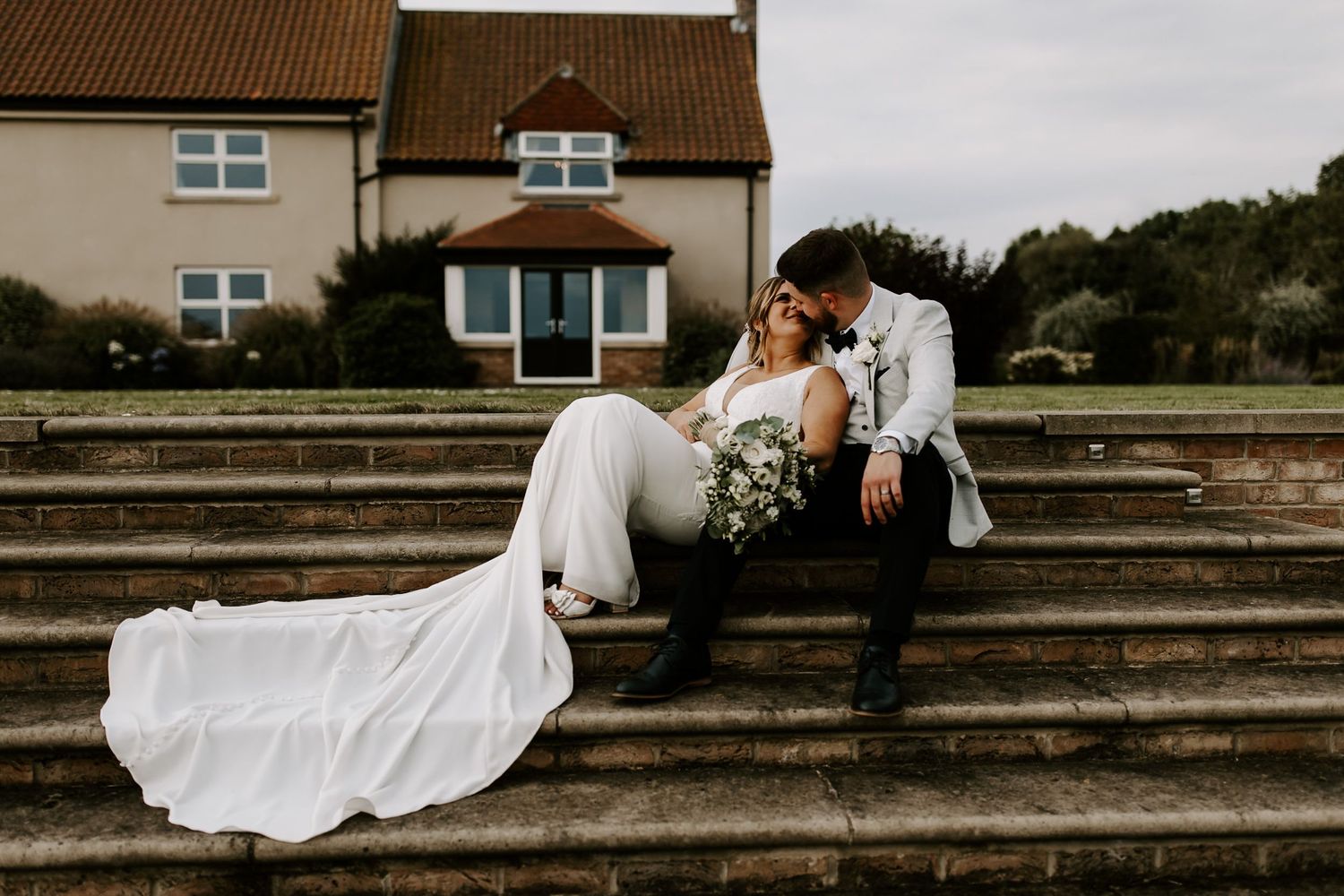 Hidden Oak wedding couple
