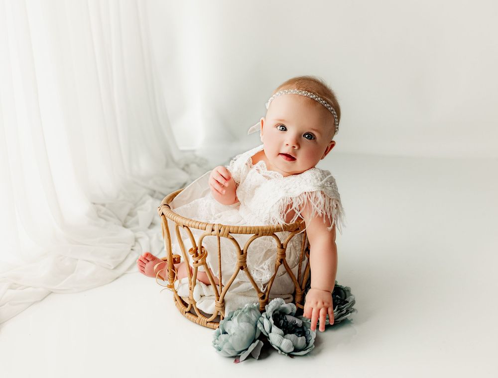 Scioto County Ohio Baby Photographer | six month photoshoot | Milestone photography | Baileys photography | Northern Kentucky