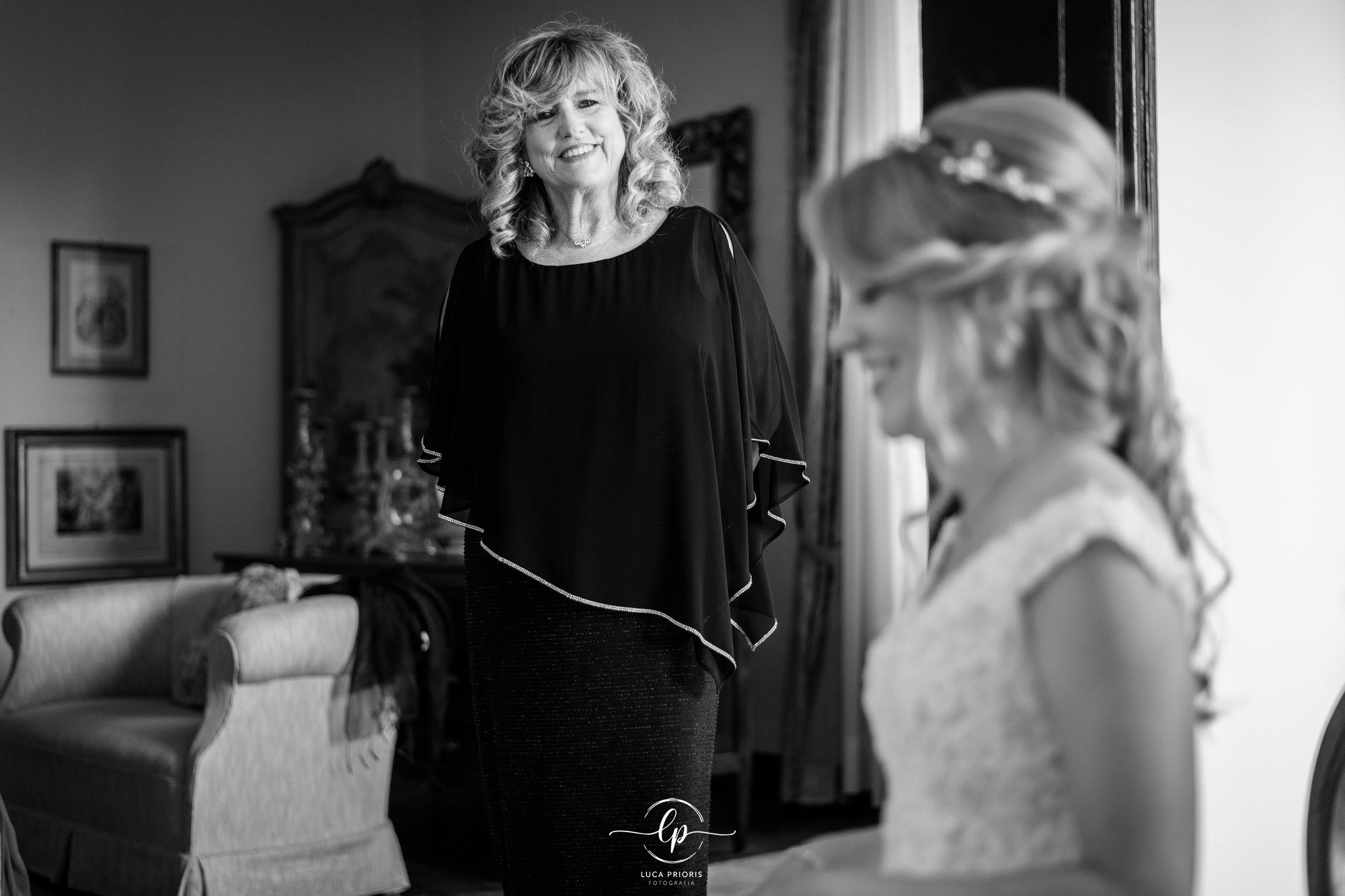 sposa con la mamma