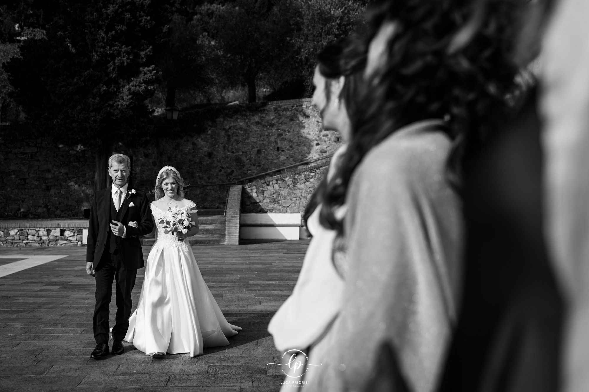 arrivo della sposa in chiesa