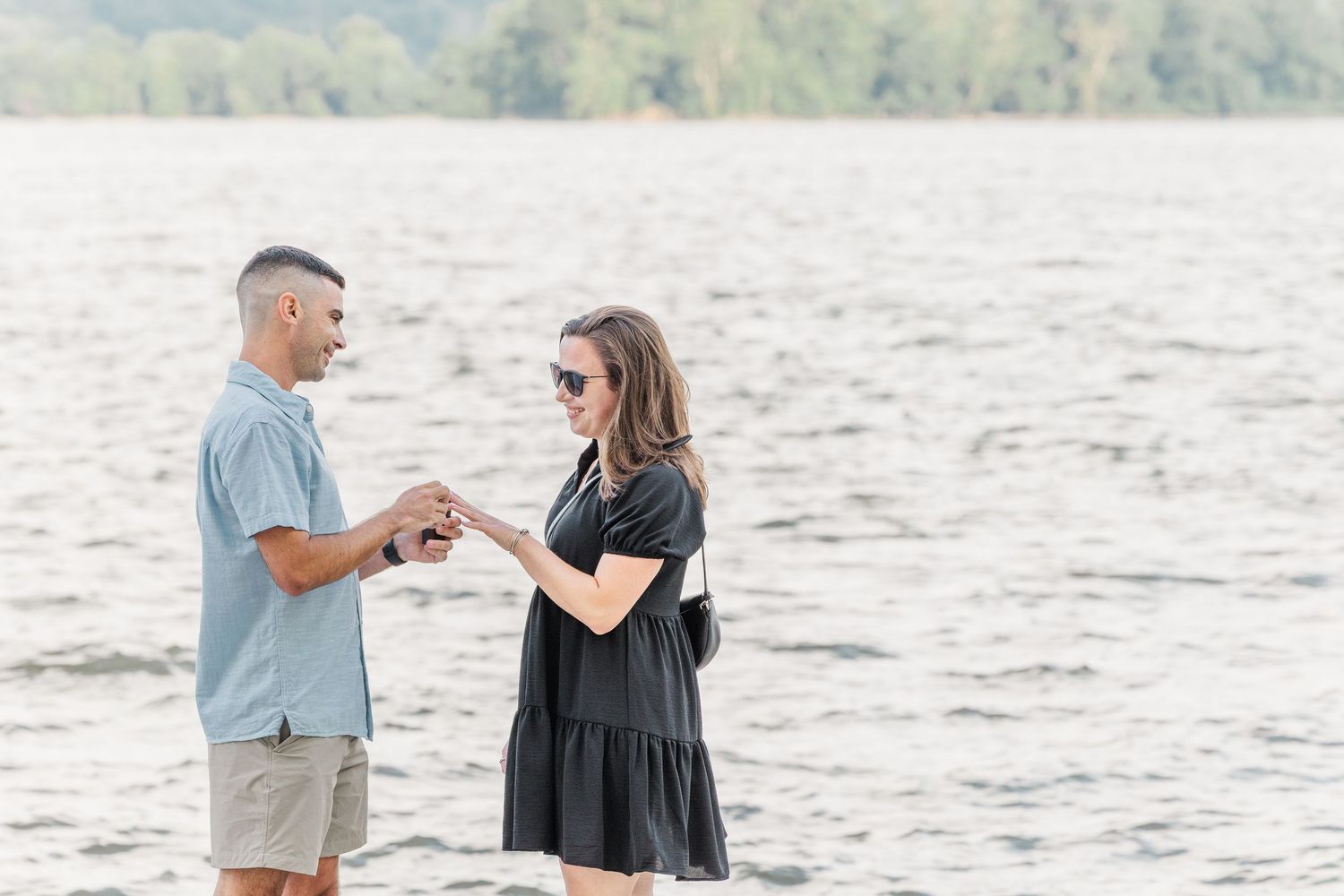 OLD TOWN ALEXANDRIA WATERFRONT PARK SURPRISE PROPOSAL PHOTOS
