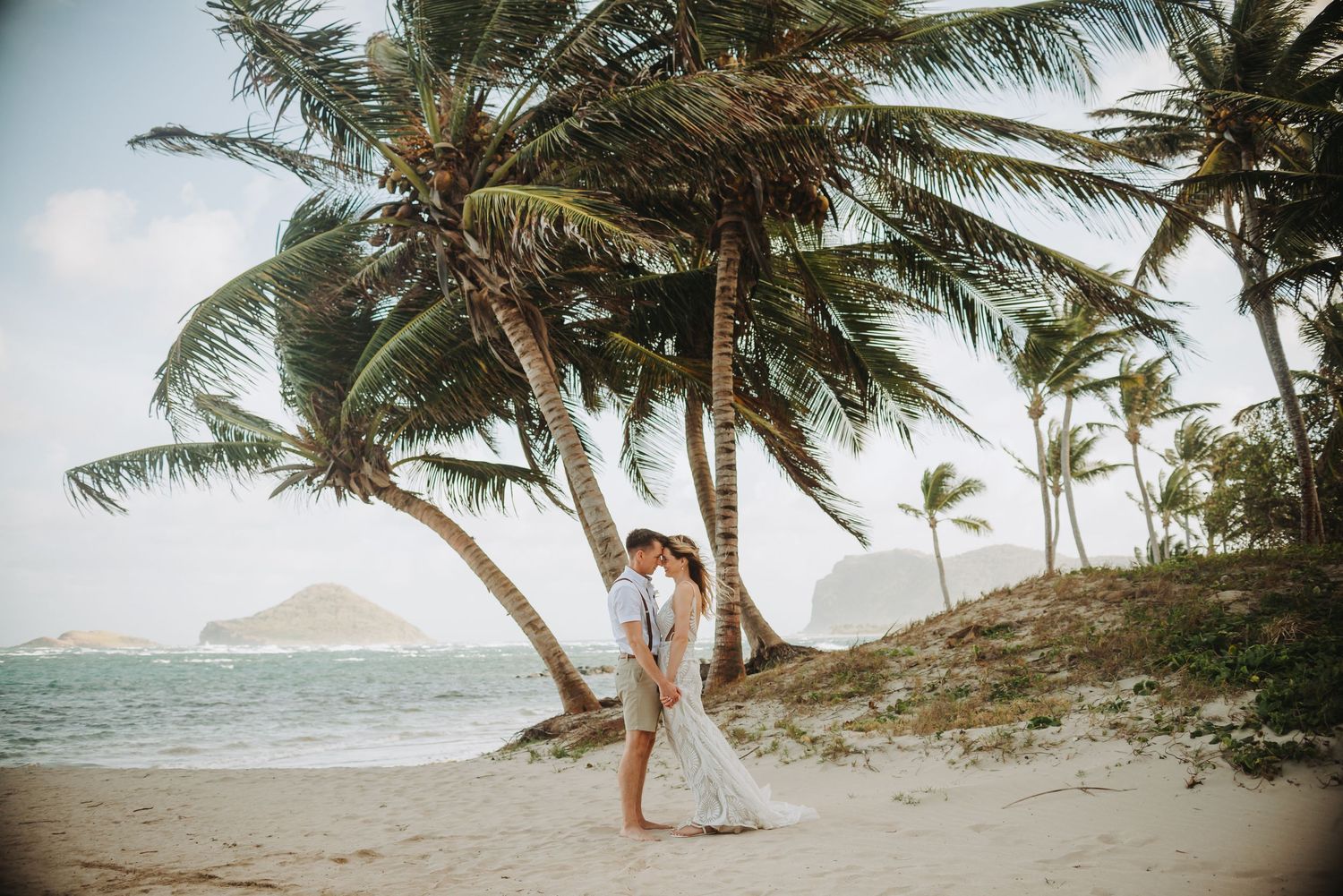 St Lucia wedding photographer captures Destination elopement wedding at Coconut Bay Beach resort in St Lucia
