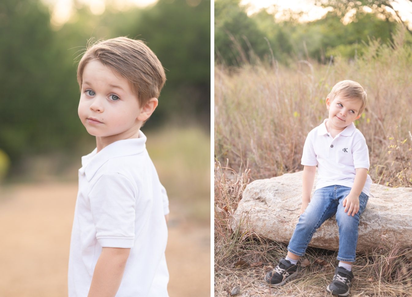 Family of Five Fall Portrait Session in Field by Bartlesville Family Photographer Kristi Bray
