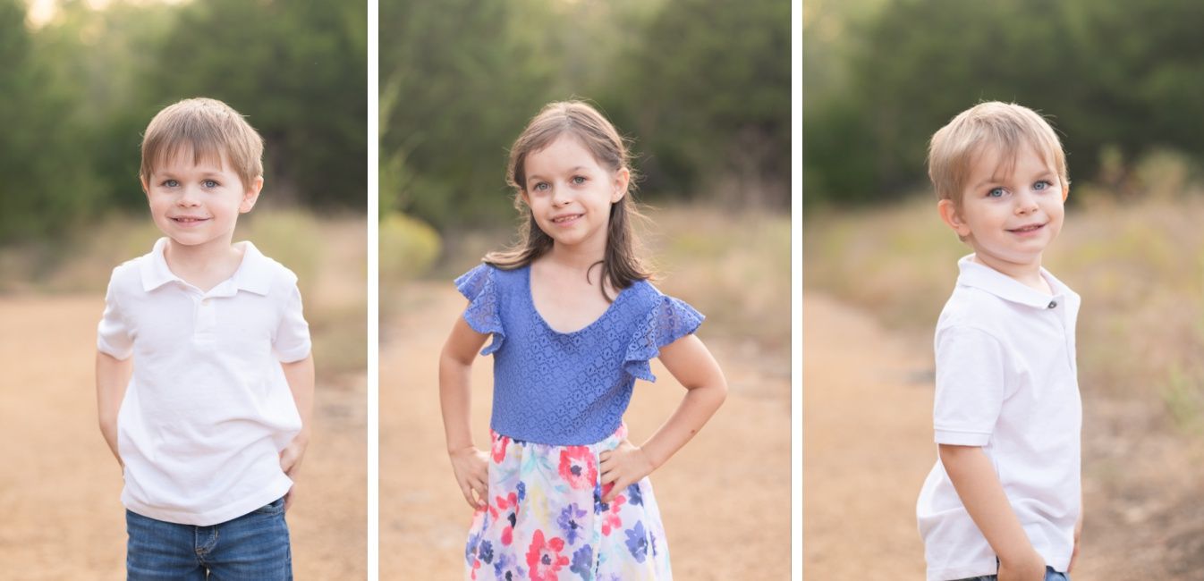Family of Five Fall Portrait Session in Field by Bartlesville Family Photographer Kristi Bray