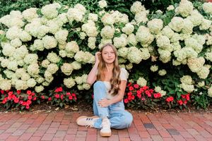 High school senior photographed during personalized senior photo session