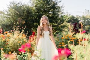 Perrysburg Ohio senior photographed during outdoor photo session