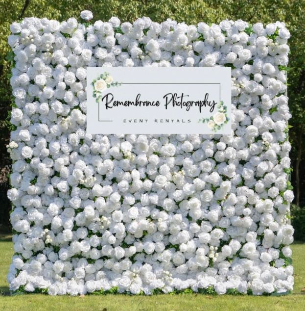 Flower Wall rental, Photo Booth rental, flower wall, Fort Worth Photo Booth, backdrops,