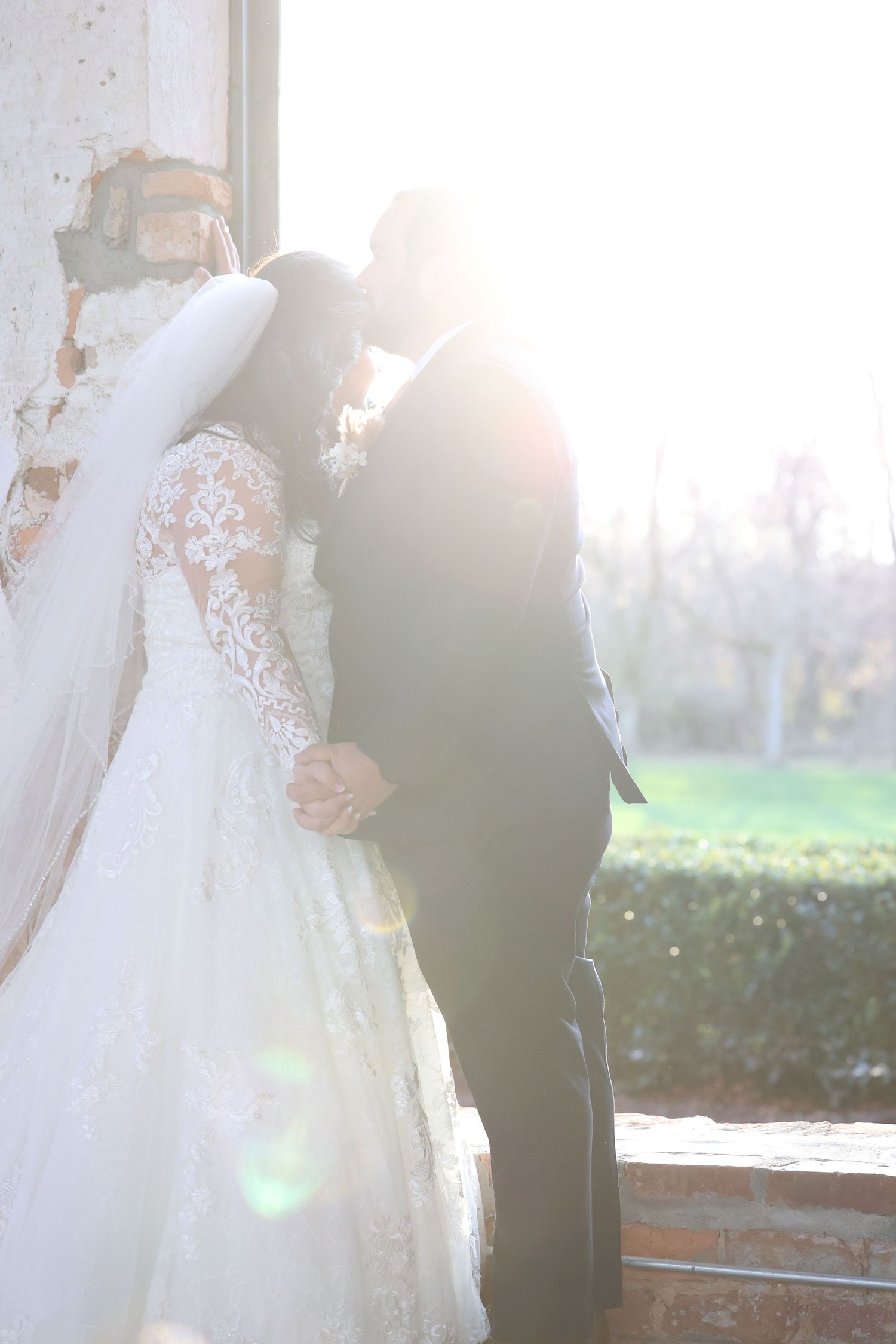 Western wedding day elopement