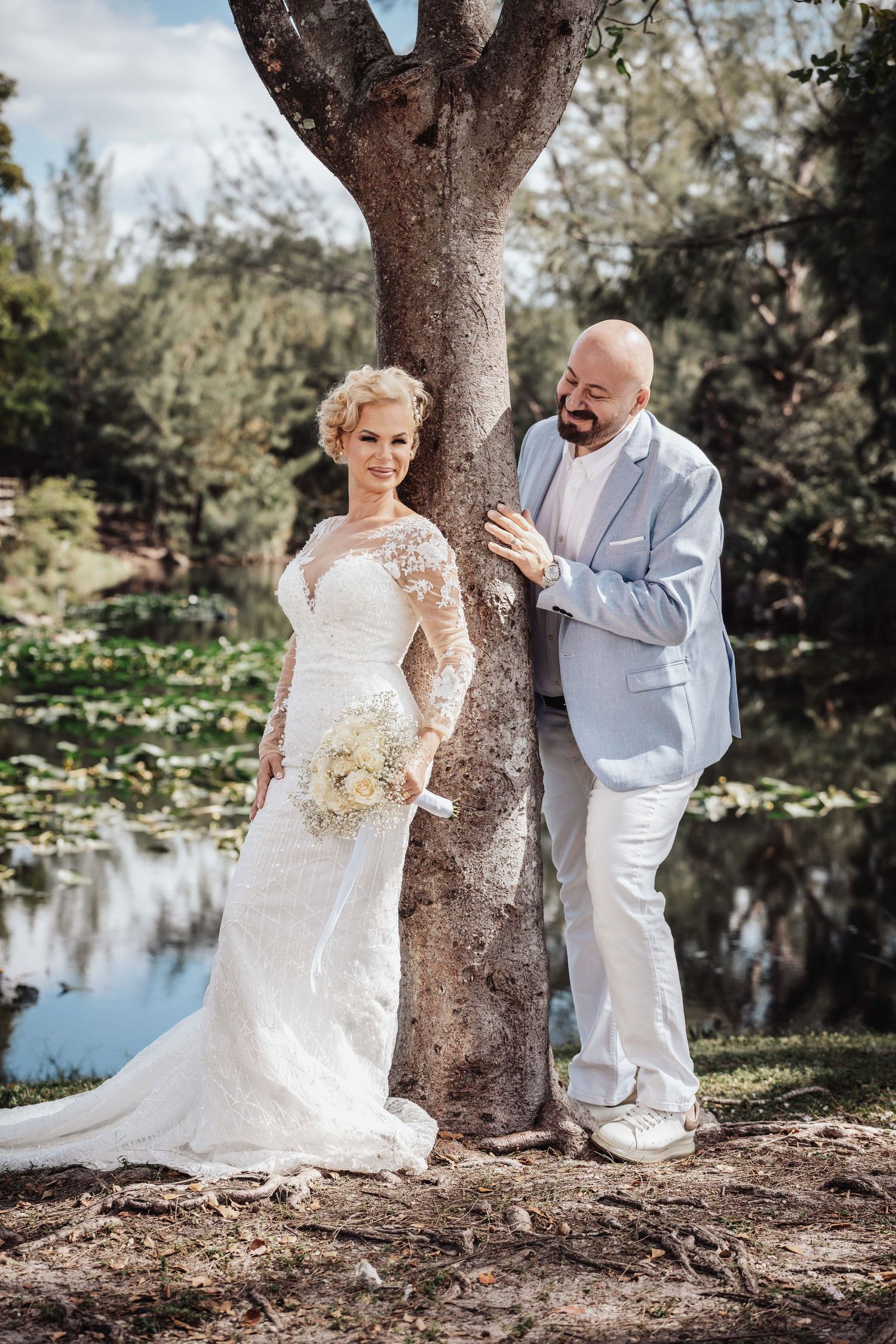 Wedding photoshoot at Amelia Park