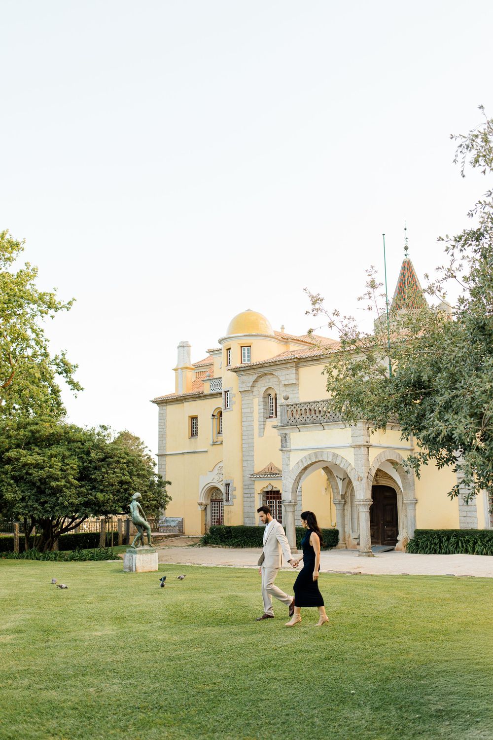 Engagement session, Cascais garden