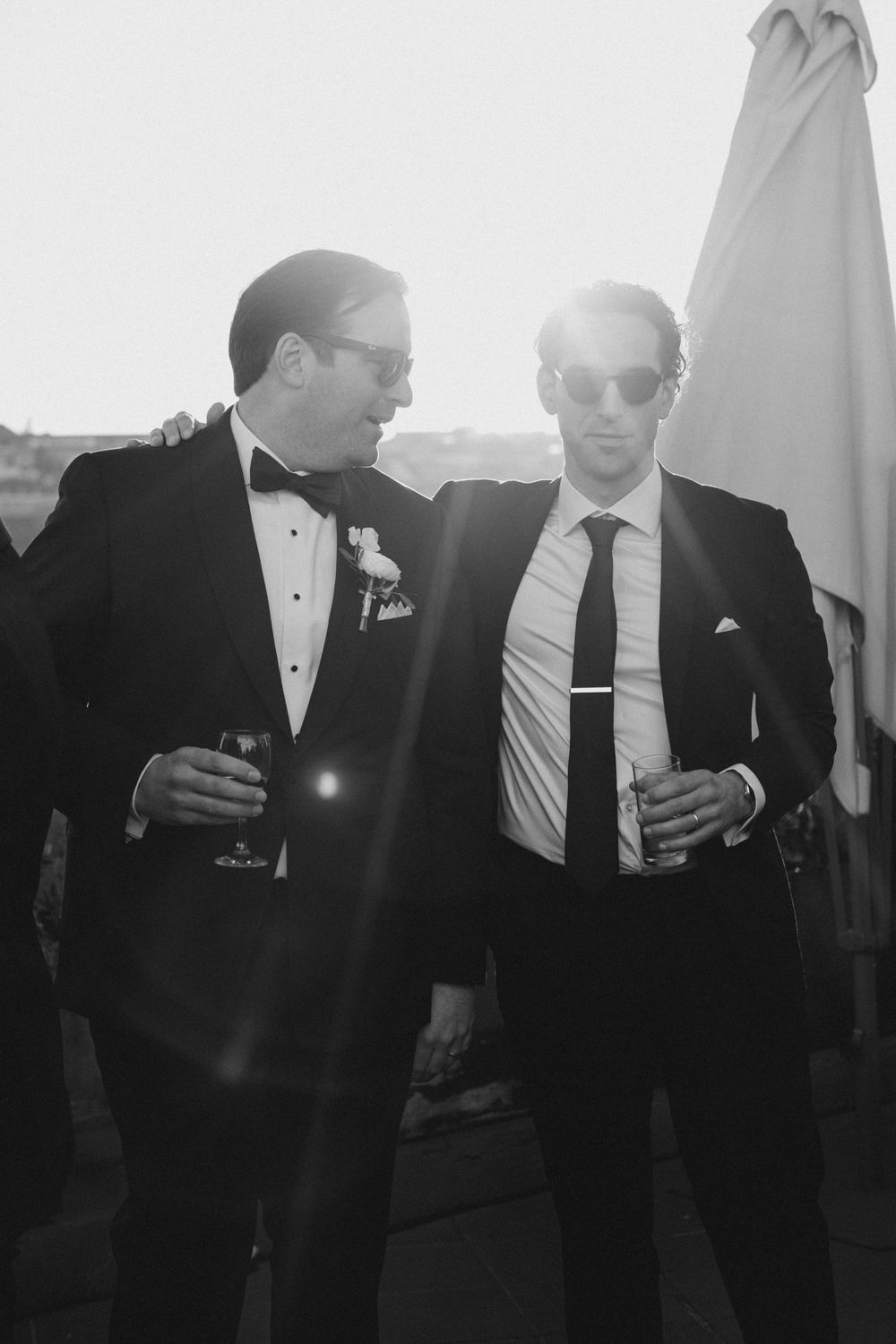 Rooftop party photo