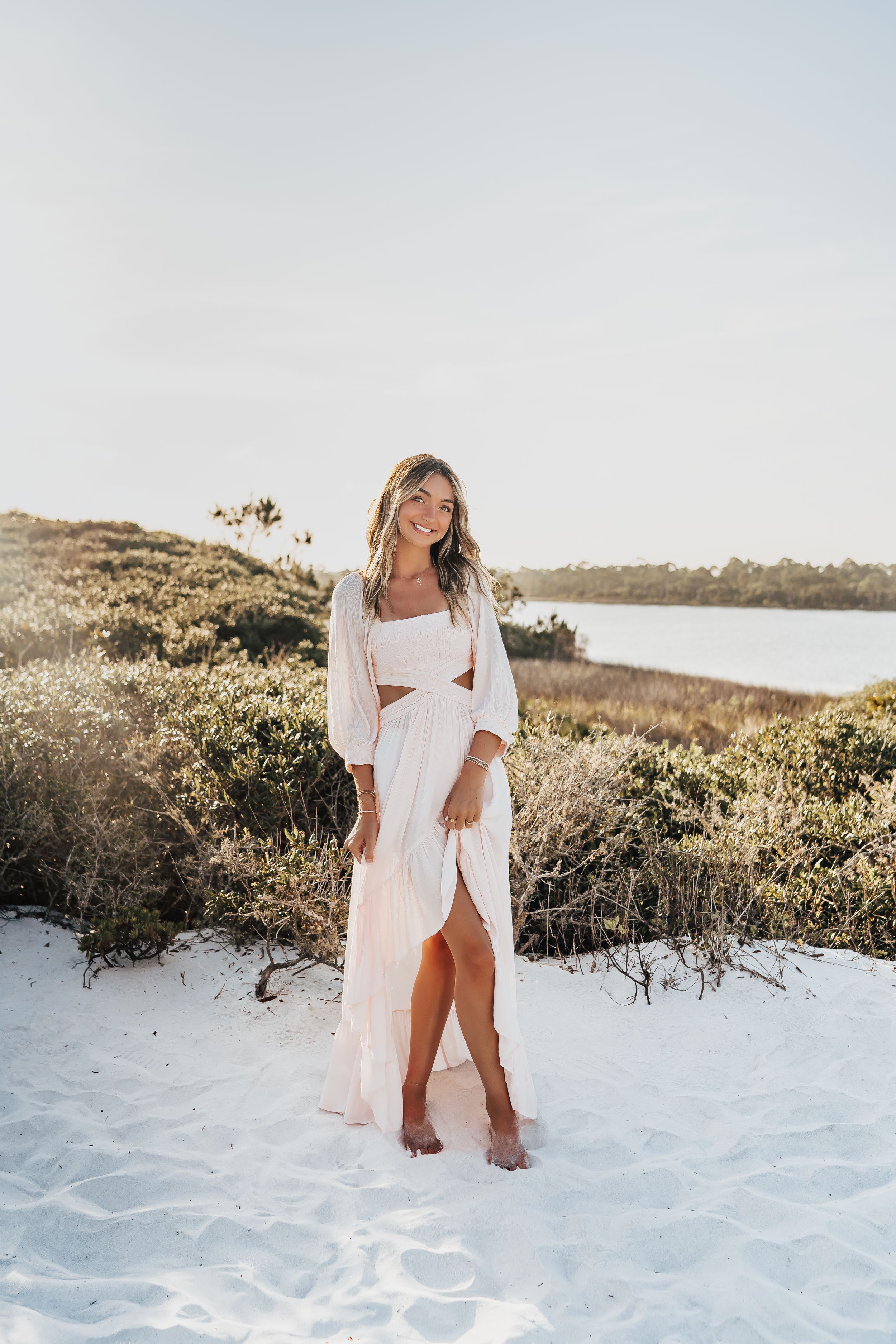 Senior Portrait 30A Photographer Photo Session At Grayton Beach State Park 30A Florida