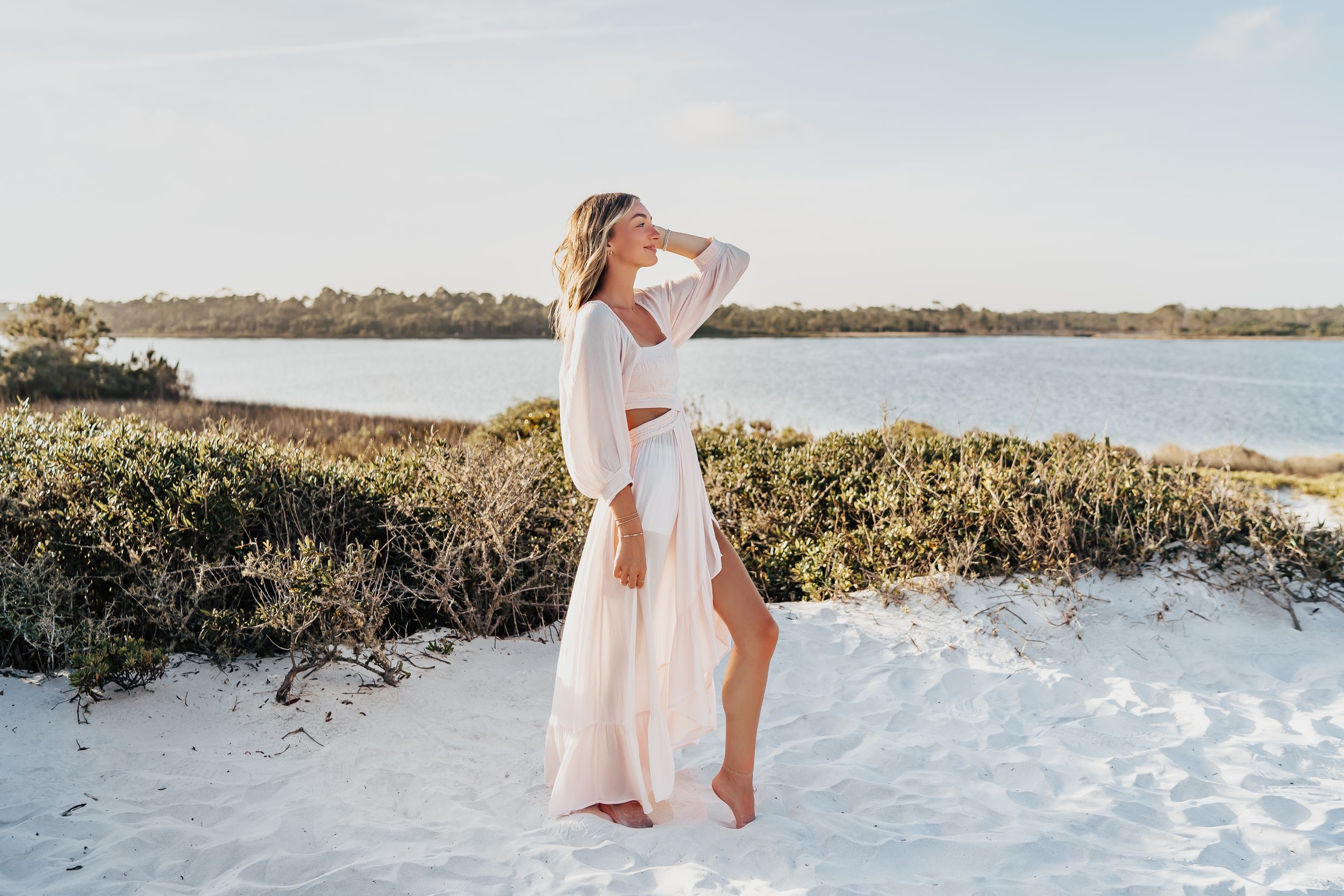 Senior Portrait 30A Photographer Photo Session At Grayton Beach State Park 30A Florida