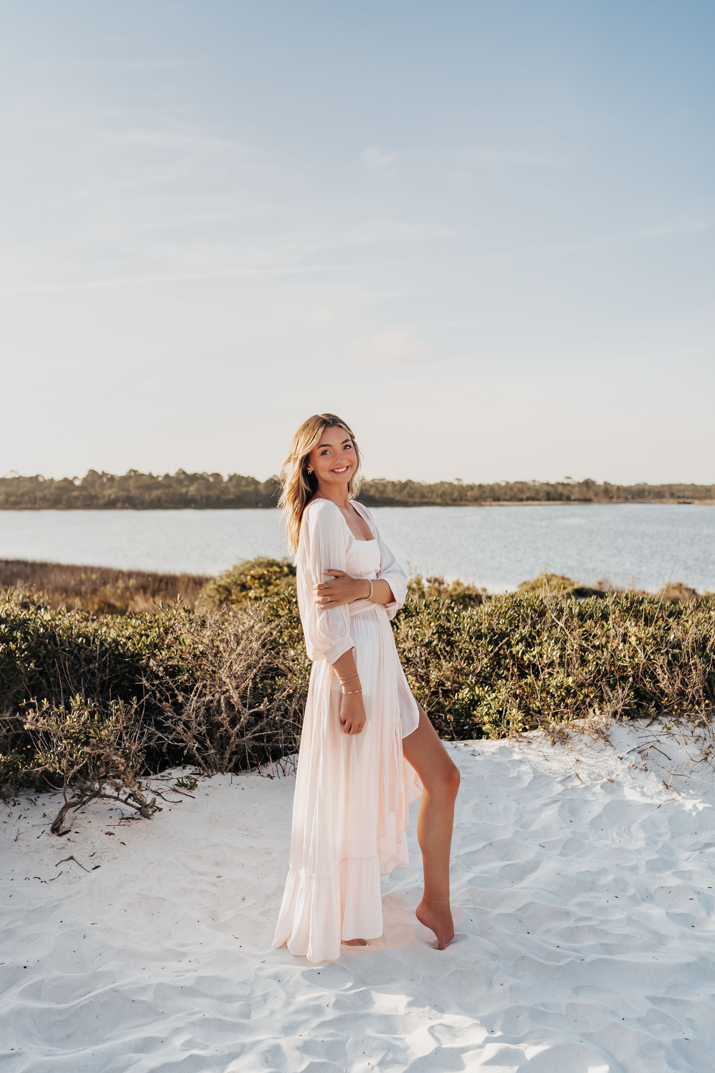 Senior Portrait 30A Photographer Photo Session At Grayton Beach State Park 30A Florida